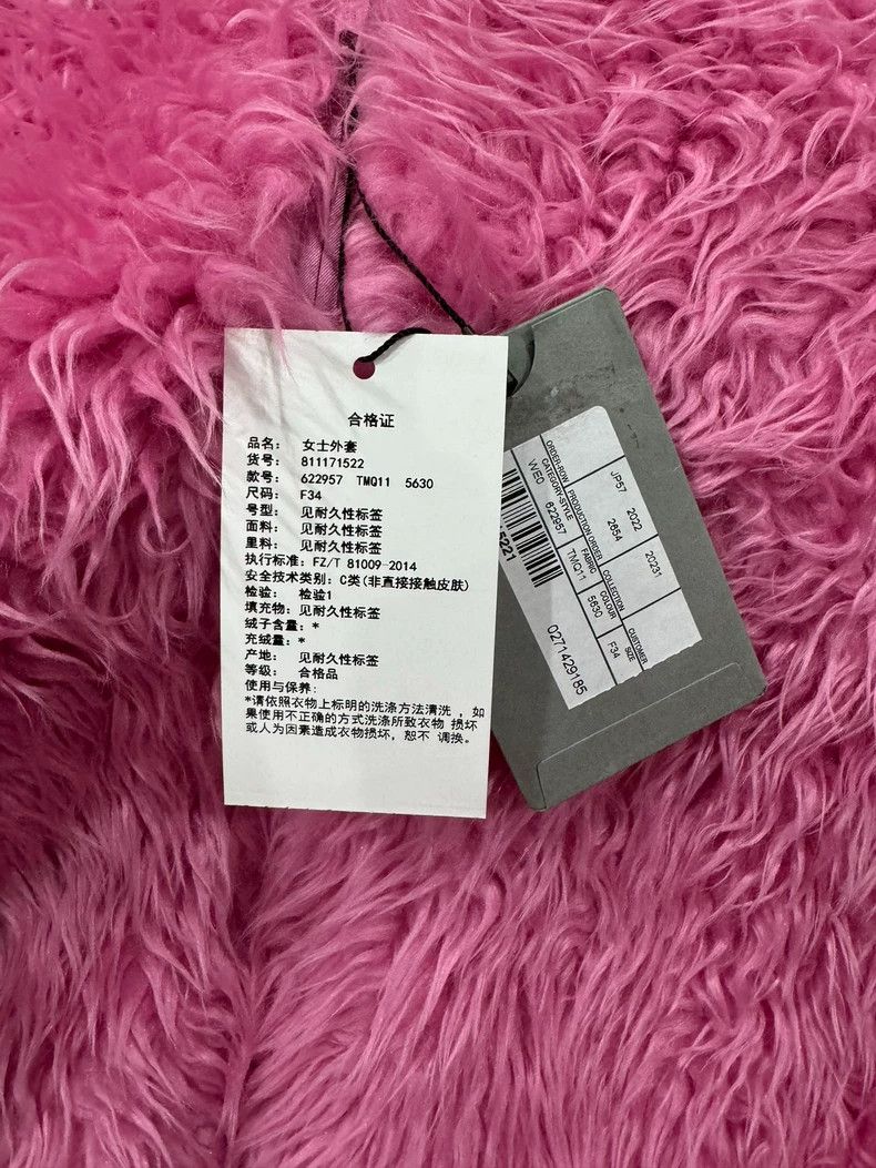 Balenciaga Balenciaga size 34 Pink Fur Jacket Size XS / US 0-2 / IT 36-38 - 3 Thumbnail