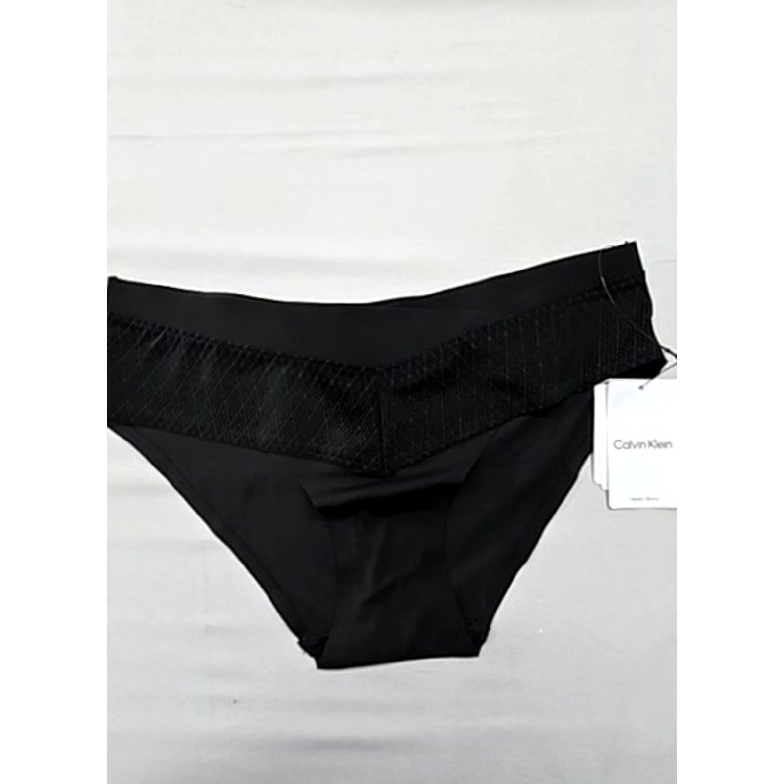 Calvin Klein Calvin Klein Black Briefs Women M Nylon Elastane Blend Size M Size ONE SIZE - 2 Thumbnail