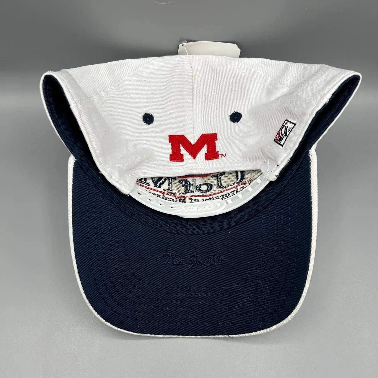 The Game Vintage Ole Miss Rebels Hat Men NCAA Snap Back Cotton Size ONE SIZE - 7 Thumbnail