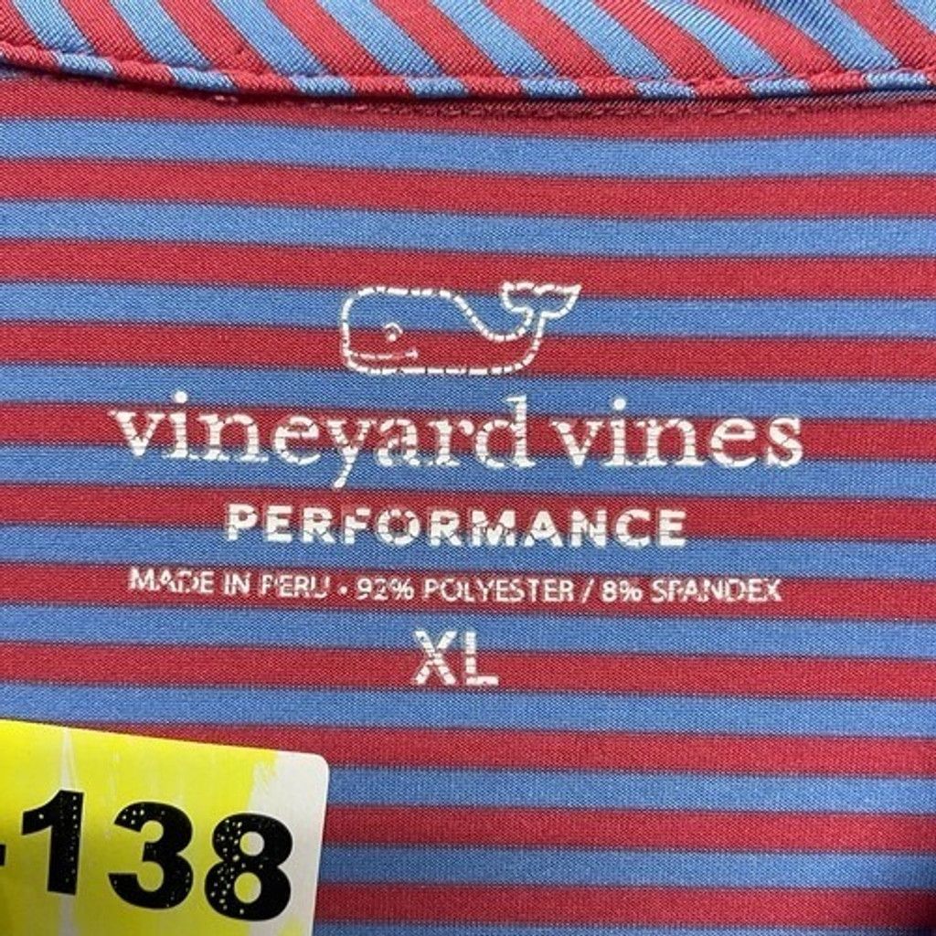Vineyard Vines Vineyard Vines Purple/Pink Striped Polo Shirt Men XL Size US XL / EU 56 / 4 - 2 Thumbnail