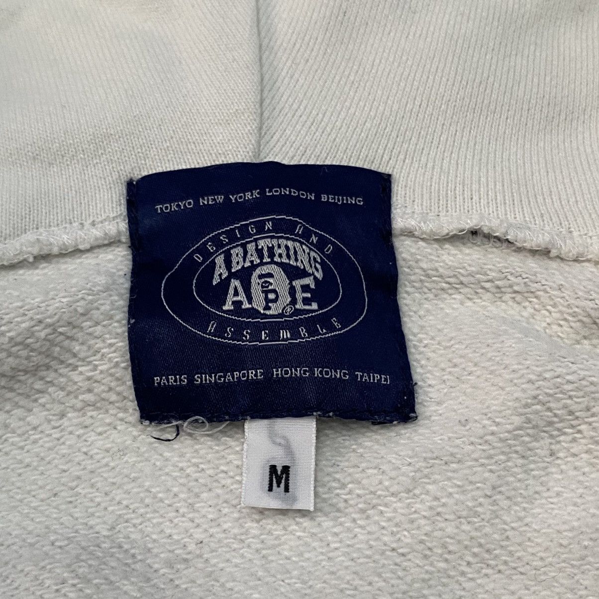 Bape Bape White Full Zip Hoodie Football Size US M / EU 48-50 / 2 - 4 Thumbnail