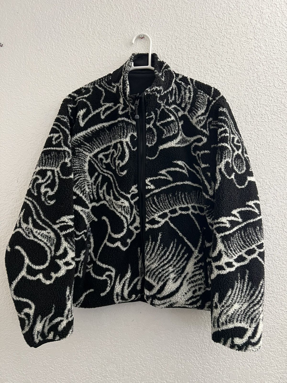 Stussy Stussy Dragon Sherpa Reversible Jacket Size US M / EU 48-50 / 2 - 1 Thumbnail