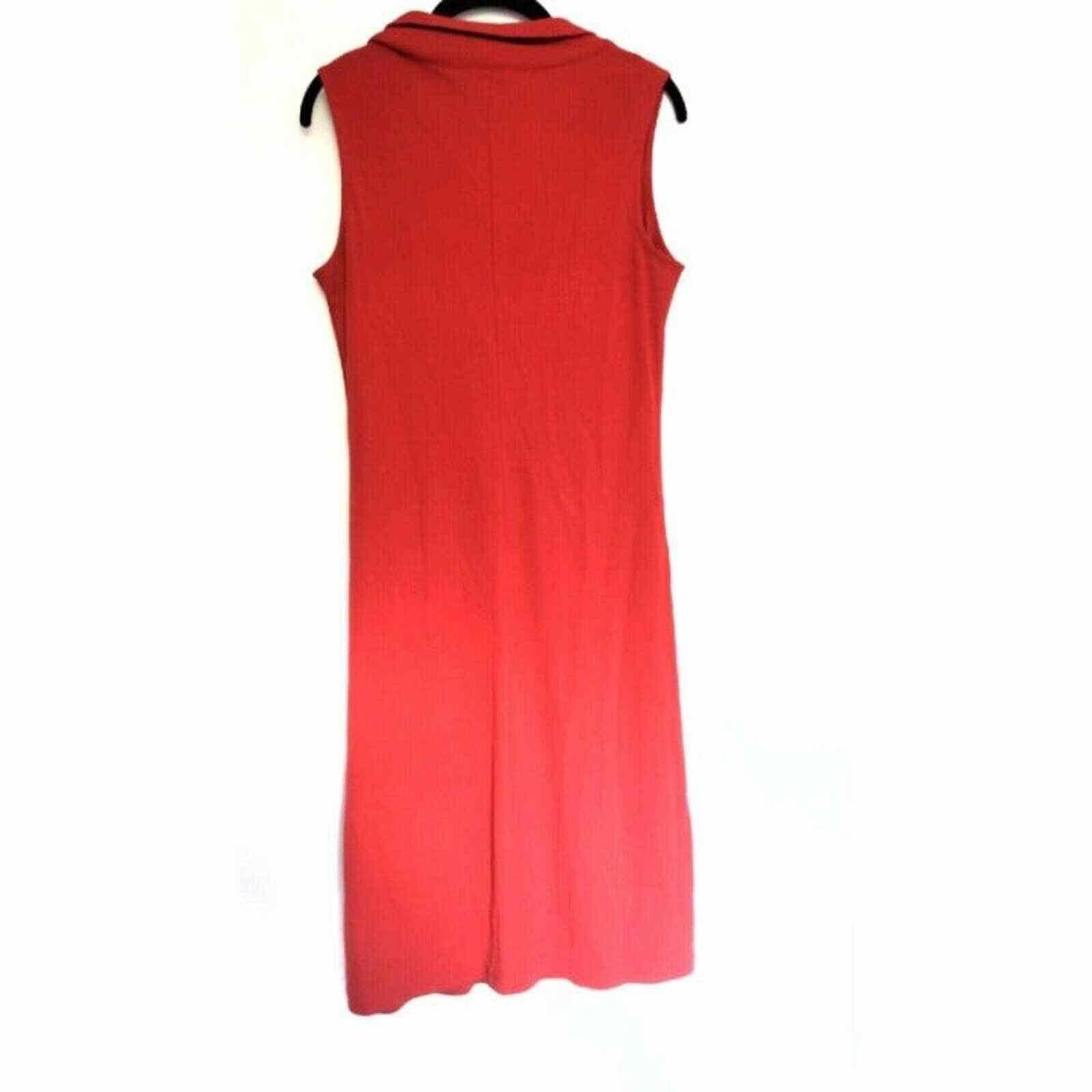 Ann Taylor Burnt Orange Ann Taylor LOFT Dress Size 4 Womens Ladies Slee Size S / US 4 / IT 40 - 2 Thumbnail