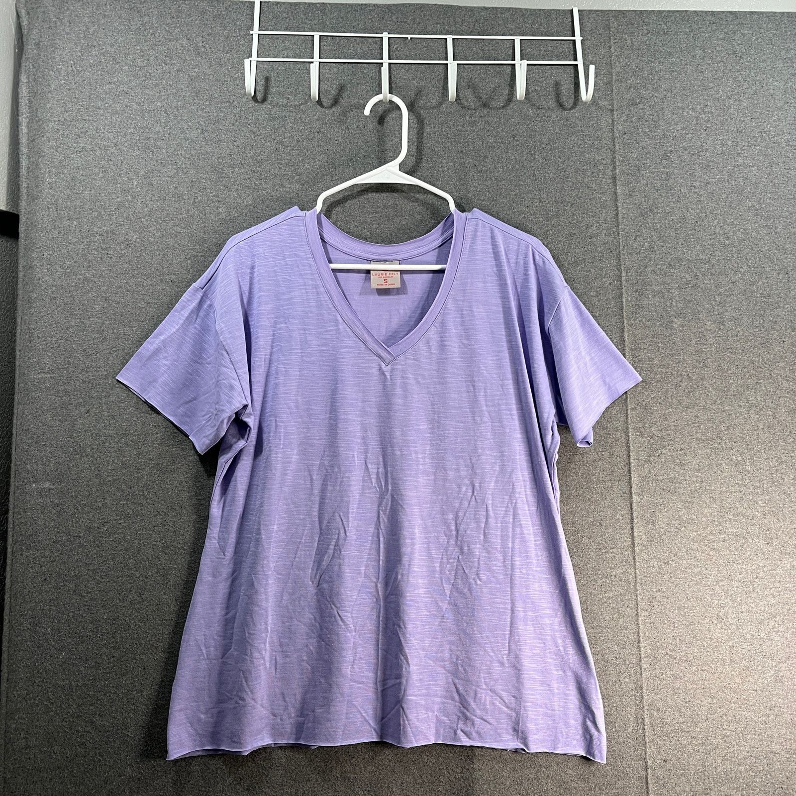 Other Laurie Felt Top Slub V-Neck Tee with Size S / US 4 / IT 40 - 1 Thumbnail
