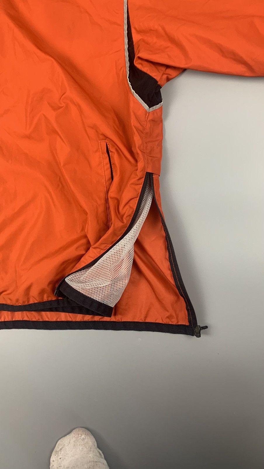 Nike × Vintage Nike vintage track jacket orange swoosh Size US L / EU 52-54 / 3 - 5 Thumbnail