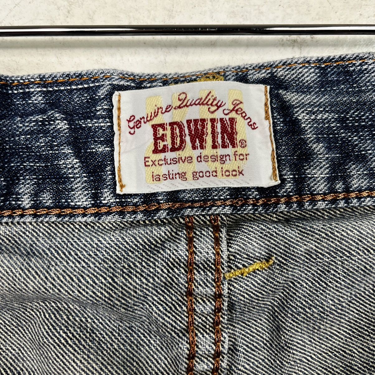 Japanese Brand Vintage Edwin Faded Denim Jeans Size 32" / US 10 / IT 46 - 18 Thumbnail