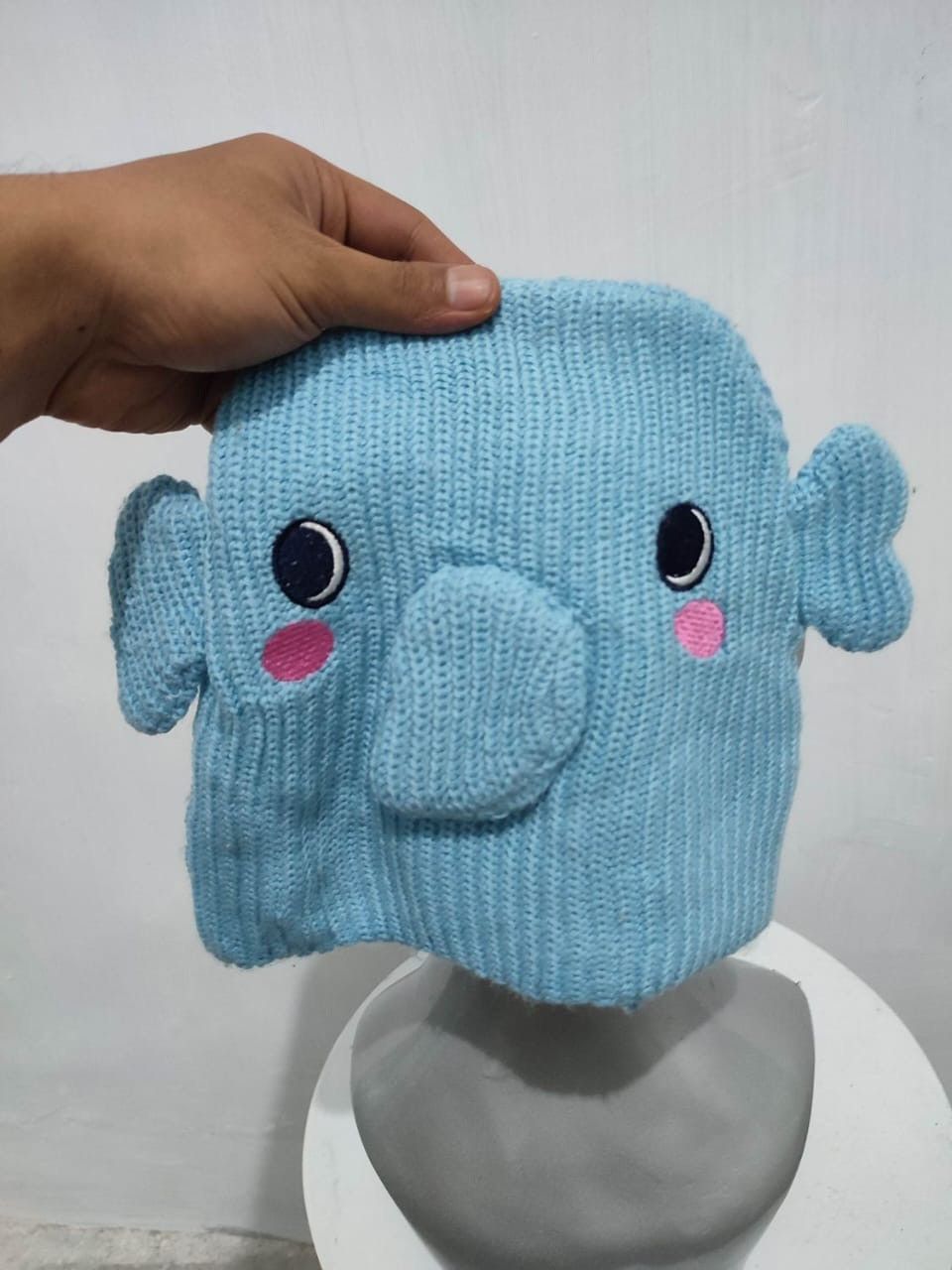 image of Disney Cartoon Dumbo Elephant Beanie Hats in Blue, Men's
