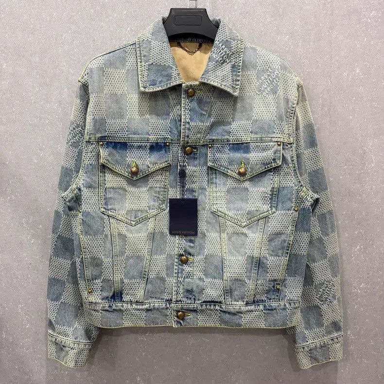 Other Louis Vuitton Fei Dong Checkerboard Denim Jacket Size US M / EU 48-50 / 2 - 1 Thumbnail