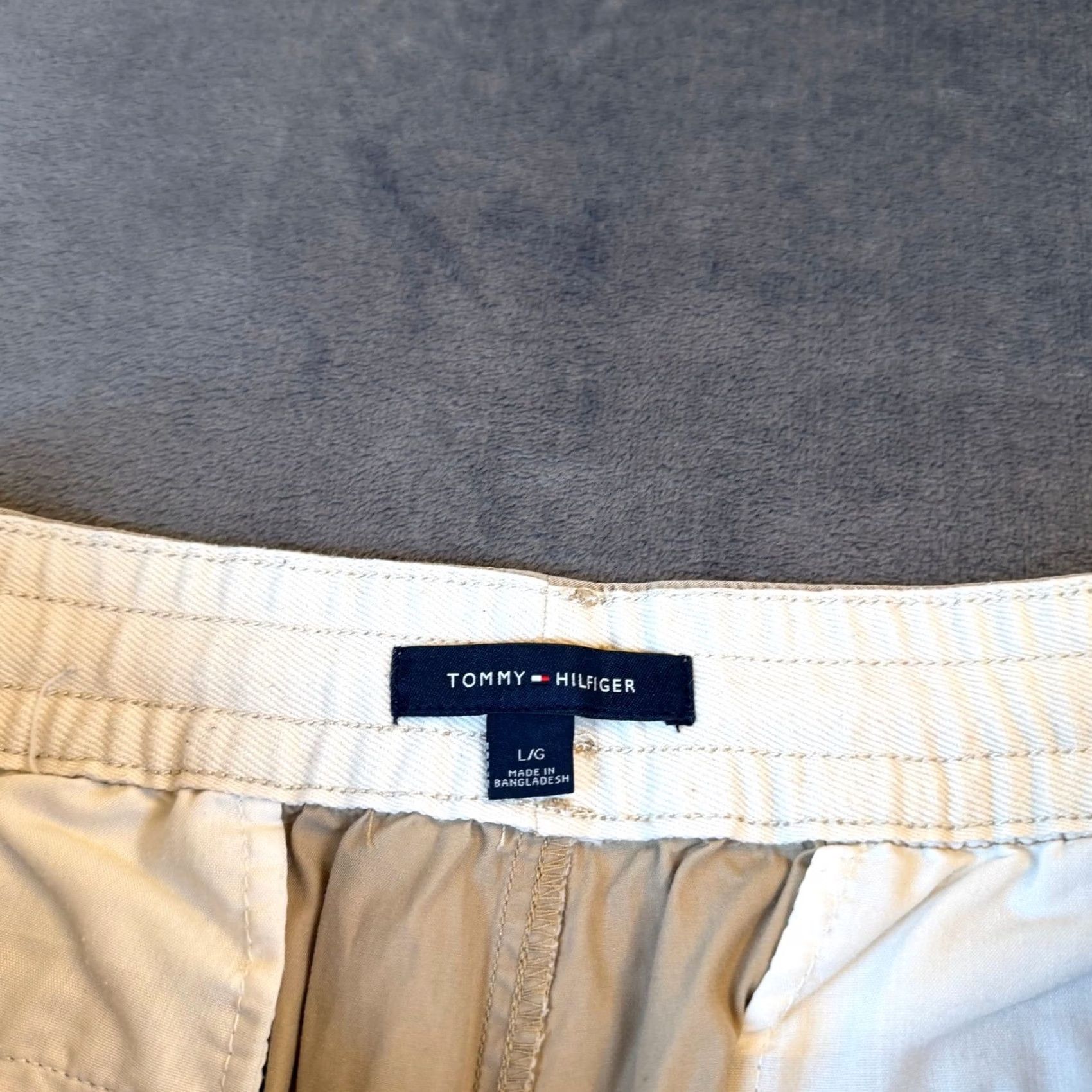 Tommy Hilfiger Tommy Hilfiger Jogger Pants Mens L Khaki Elastic Waist Drawstring 34x29" Cuffed Pockets Regular" Size US 34 / EU 50 - 2 Thumbnail