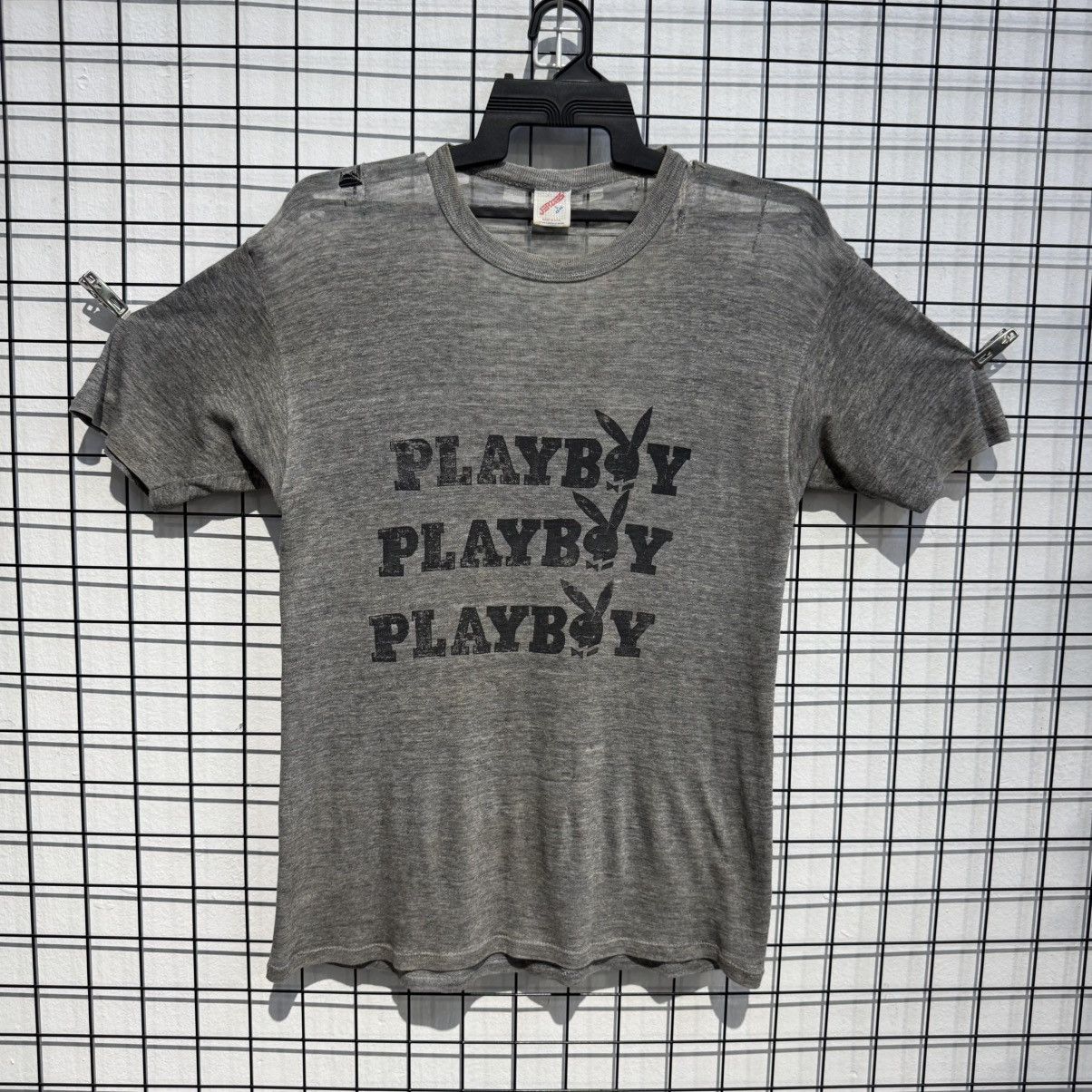 Other Vintage PlayBoy T-Shirt Made In USA Single Stich Size US M / EU 48-50 / 2 - 2 Thumbnail