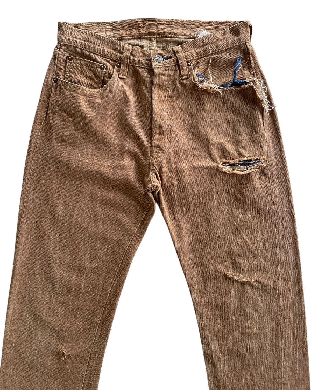 Sugar Cane Sugar Cane Okinawa Distressed Toyo Enterprise Denim Size US 29 - 3 Thumbnail