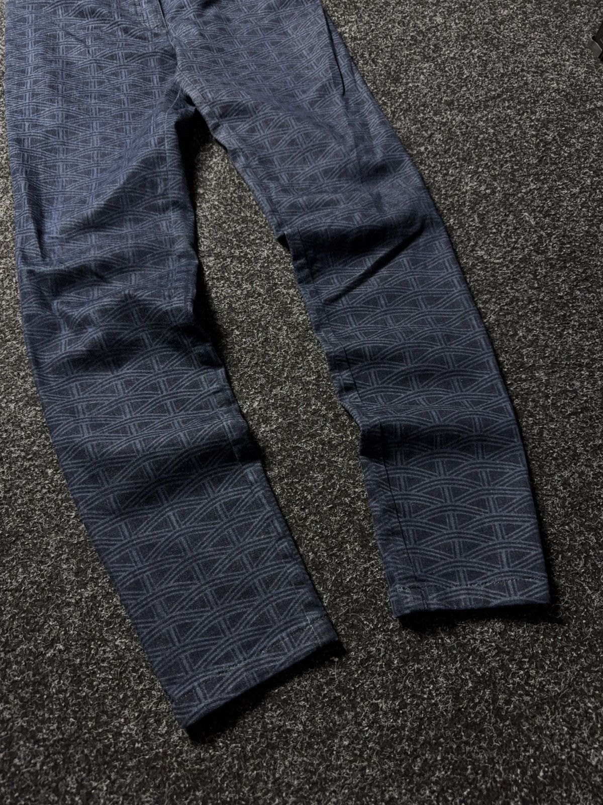 Escada Luxury Escada Geometric Pattern Denim Trousers Women’s 36 Size 30" / US 8 / IT 44 - 4 Thumbnail