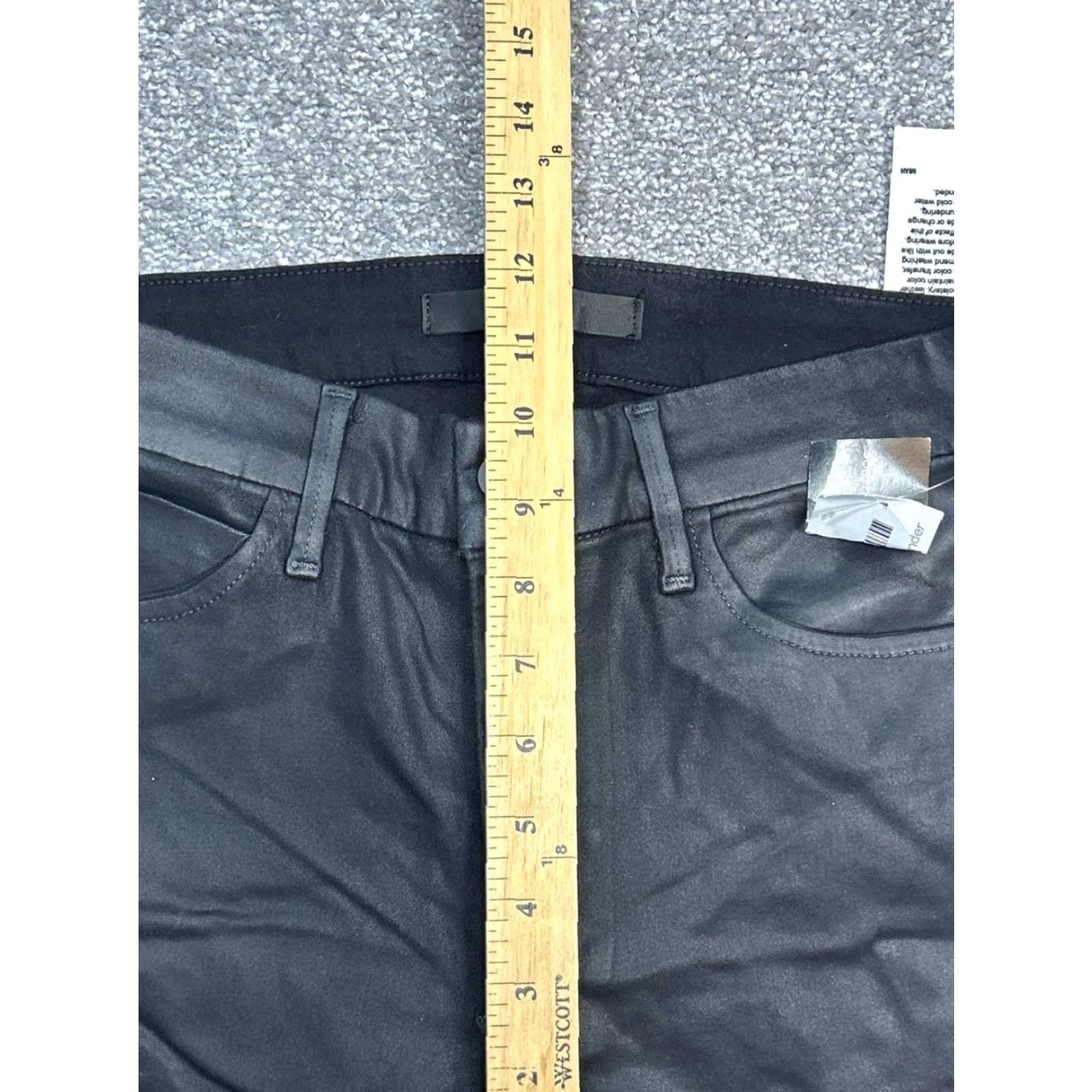 Vintage Joes The Charlie Jeans Womens 28 Black Cotton Stretch Mid Rise Skinny 27x29 New Size 28" / US 6 / IT 42 - 4 Thumbnail