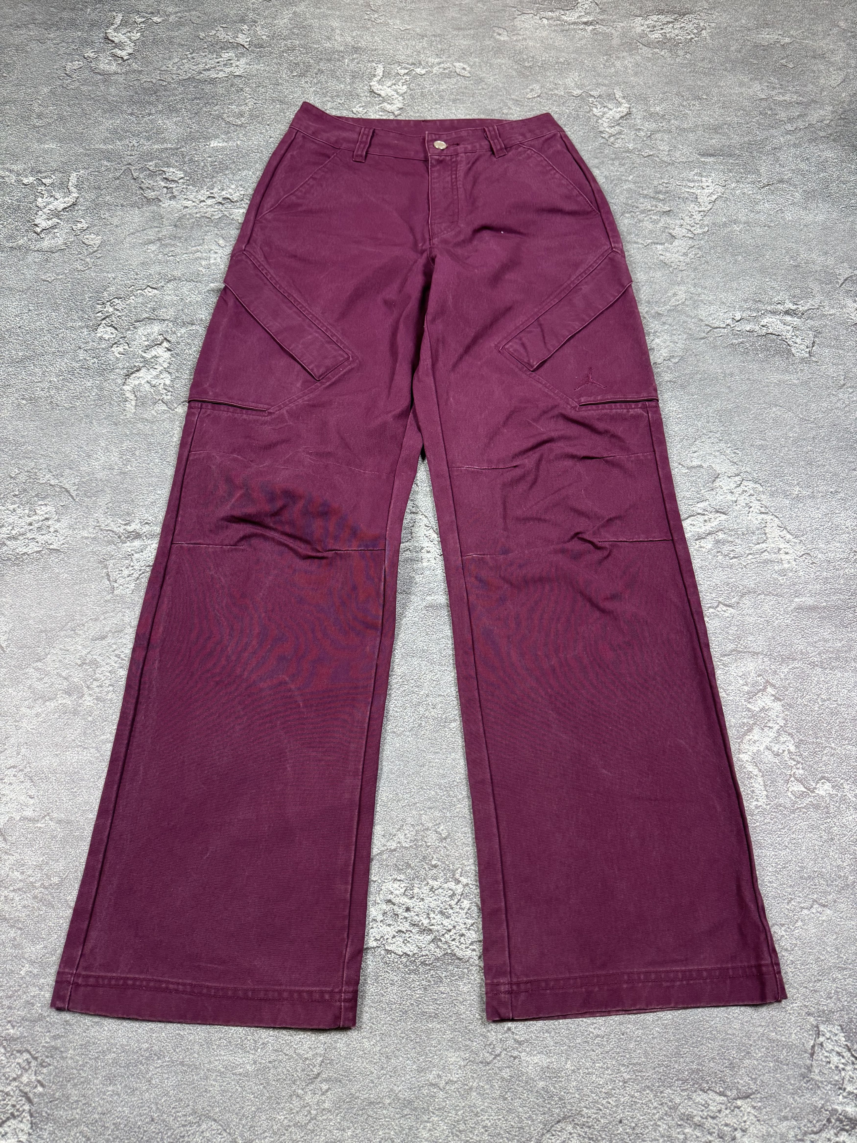 Jordan Brand Y2K Jordan 2000s Chicago Flare Bootcut Straight Pants Sz XS Size 30" / US 8 / IT 44 - 3 Thumbnail