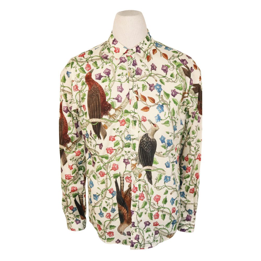 Gucci Gucci Birds Of Prey Print Shirt Size US M / EU 48-50 / 2 - 1 Thumbnail