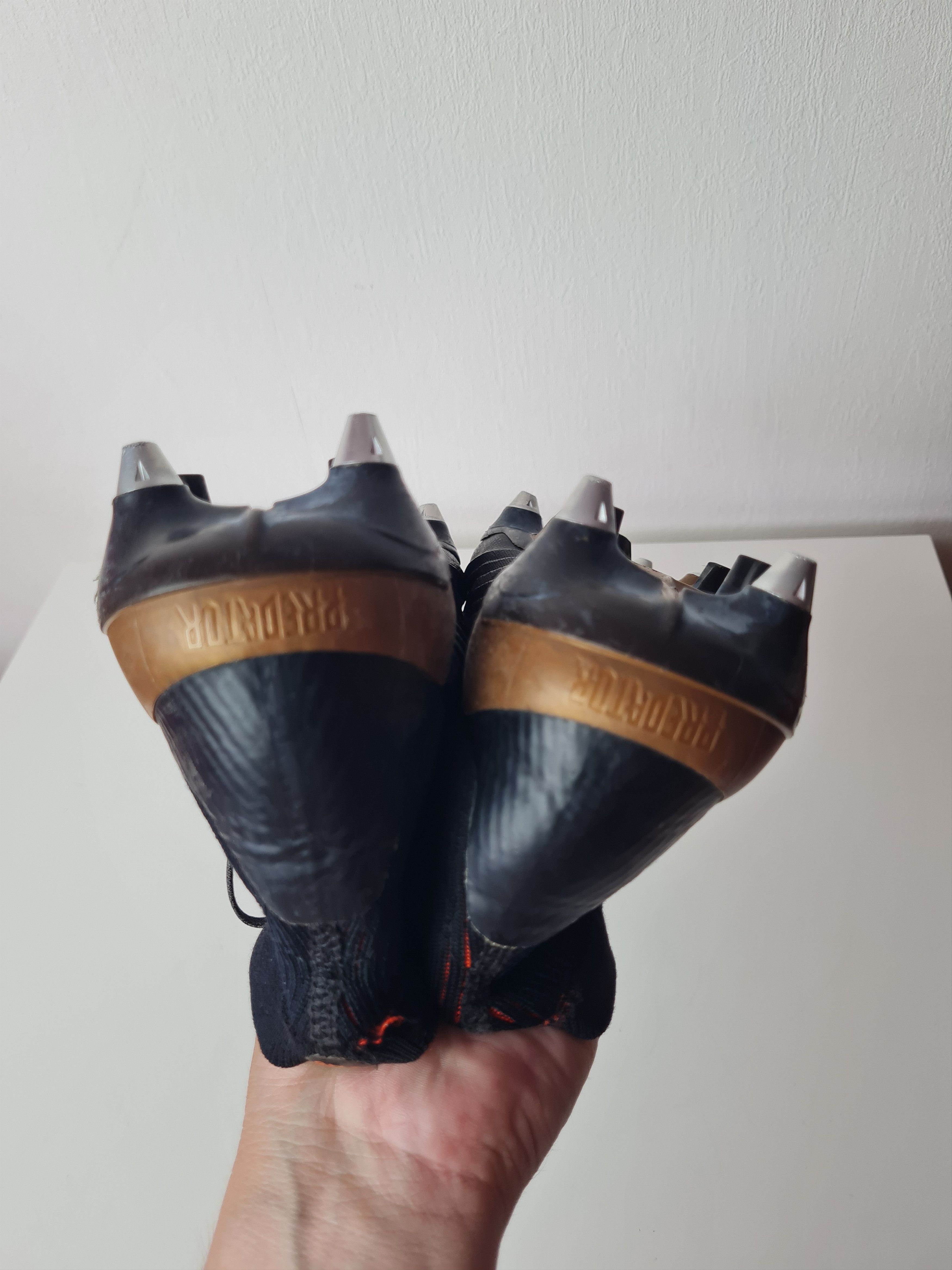 Adidas Football Soccer Boots Adidas Predator SG black Cleats UK8 Size US 9 / EU 42 - 14 Thumbnail