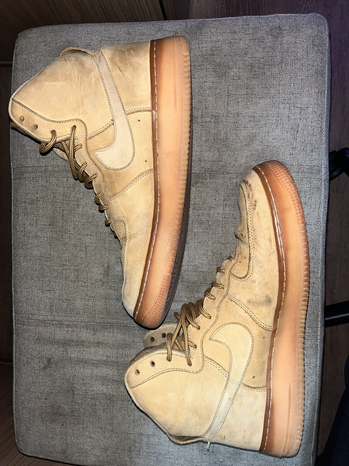 Nike Nike Air Force 1 High Wheat Size US 12 / EU 45 - 2 Thumbnail