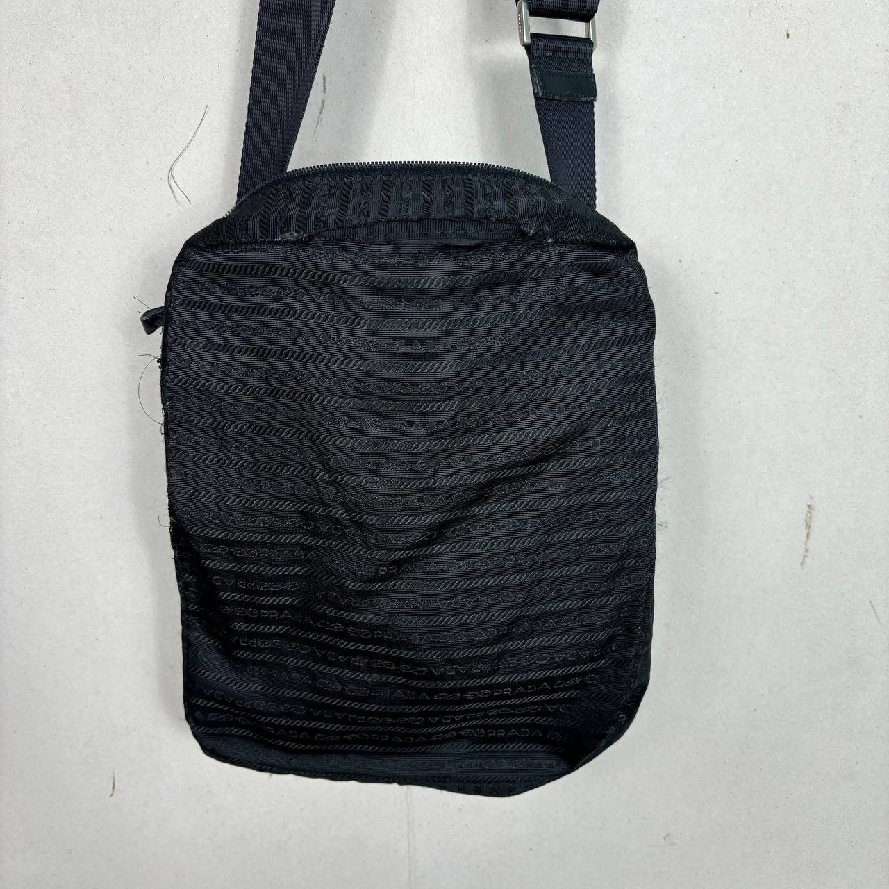 Prada Vintage Prada Vela Nylon Messenger Bag Black V161 Tessuto Size ONE SIZE - 19 Thumbnail