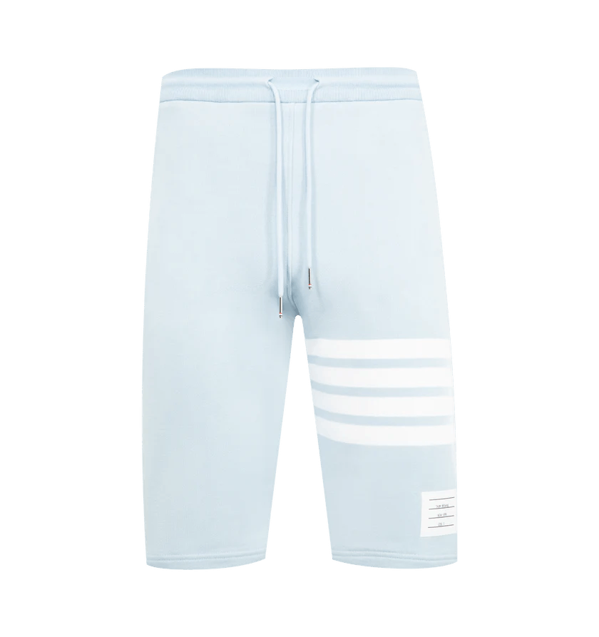 Thom Browne o1h1sh11225 Classic Loopback Sweatshorts in Light Blue Size US 32 / EU 48 - 1 Thumbnail