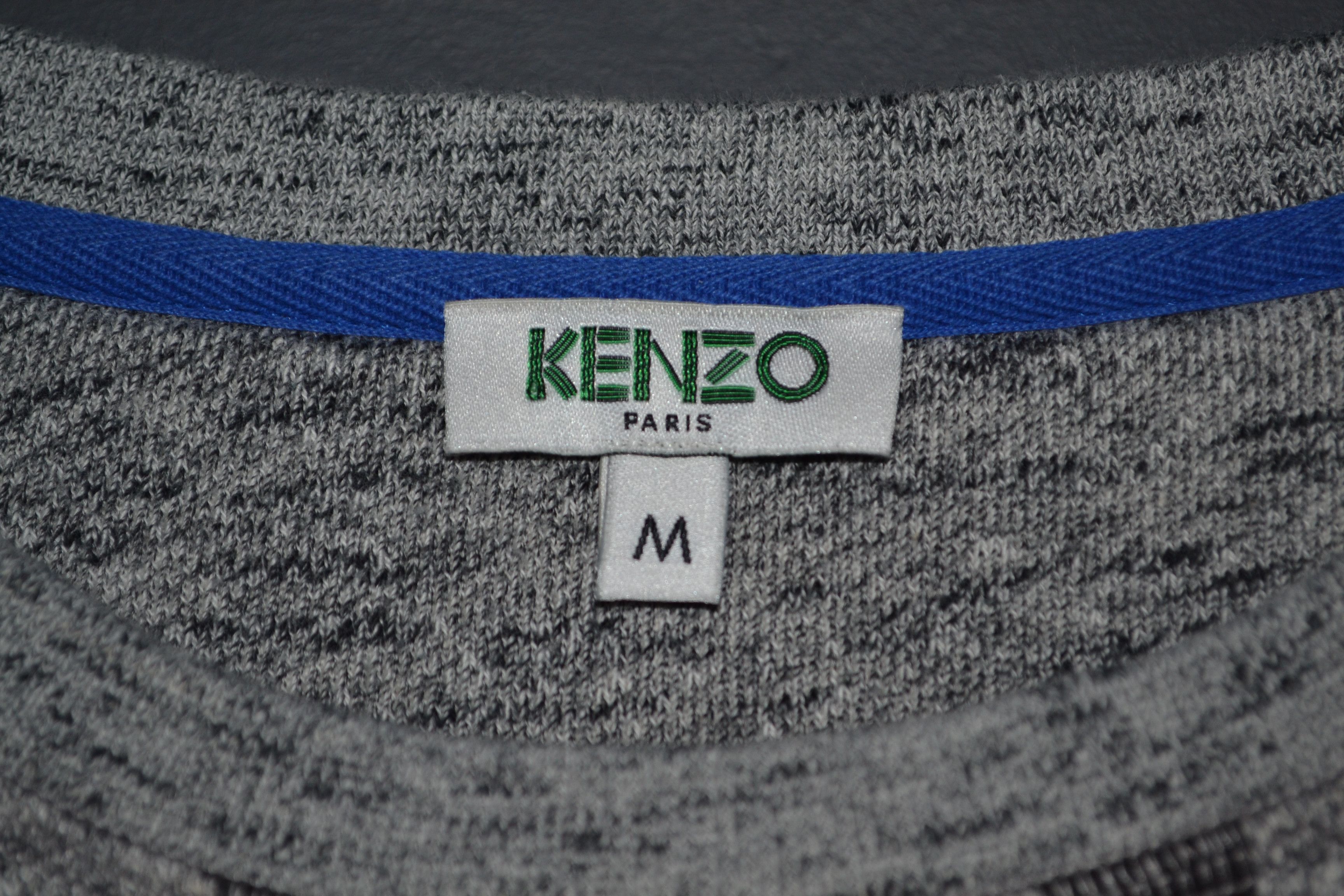 Kenzo Kenzo Grey Multi Icon Embroidered Logo Applique Sweatshirt M Size US M / EU 48-50 / 2 - 8 Thumbnail