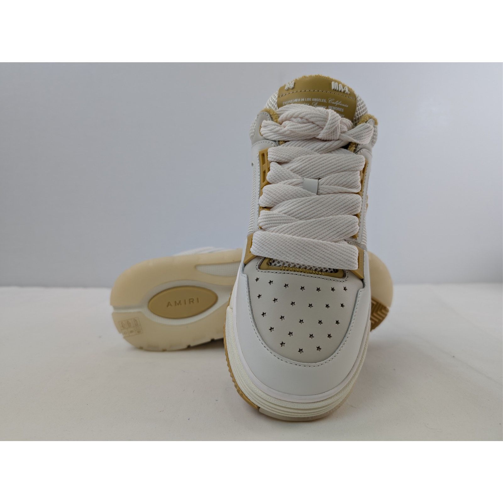 Amiri o1rshd1 Q:2 / MA-1 Low-Top Sneakers in Champagne Size US 10 / EU 43 - 15 Thumbnail
