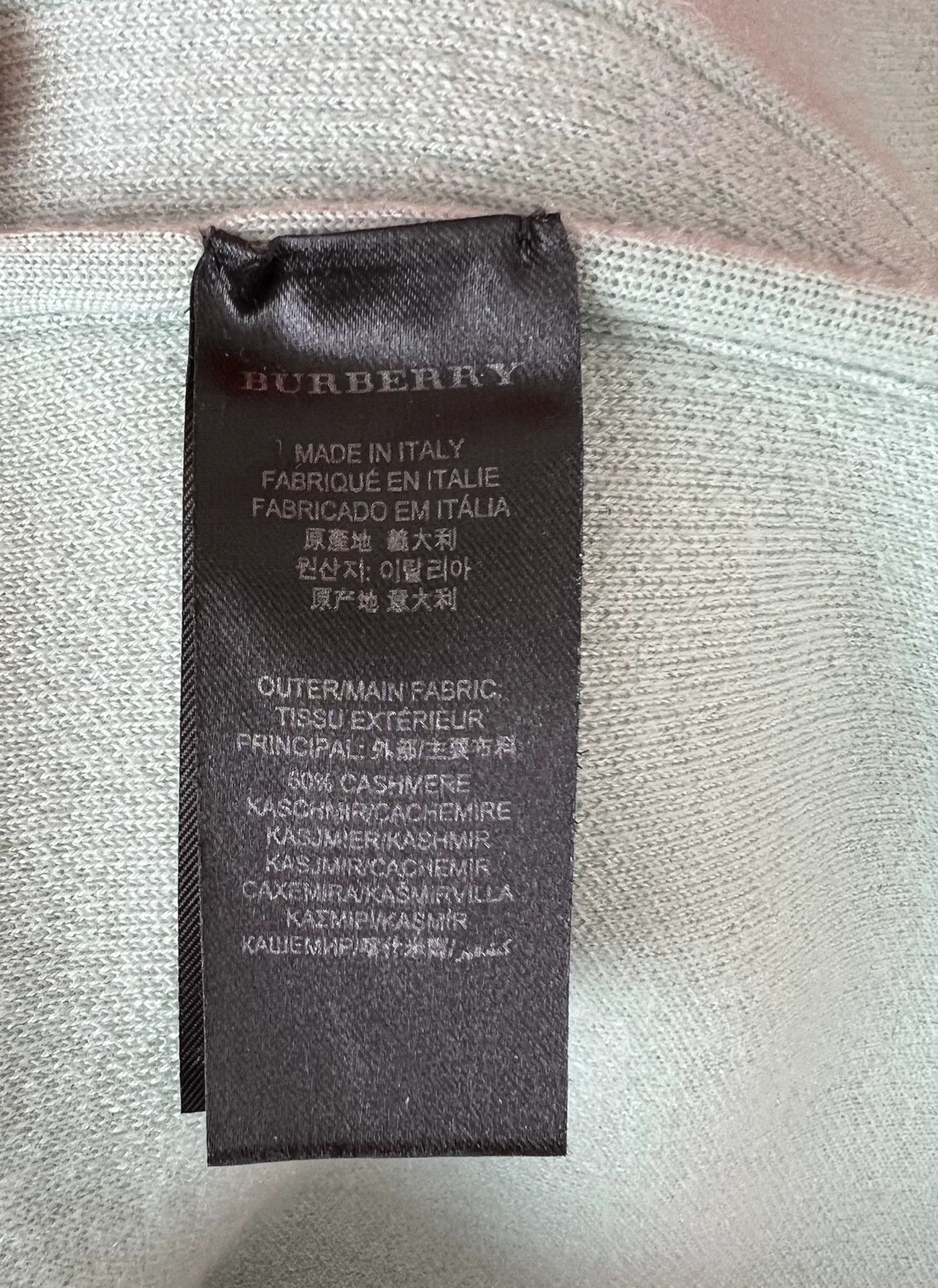 Burberry Burberry Prorsum Cashmere Silk Oversized Mint Green Coat S Size US S / EU 44-46 / 1 - 8 Thumbnail
