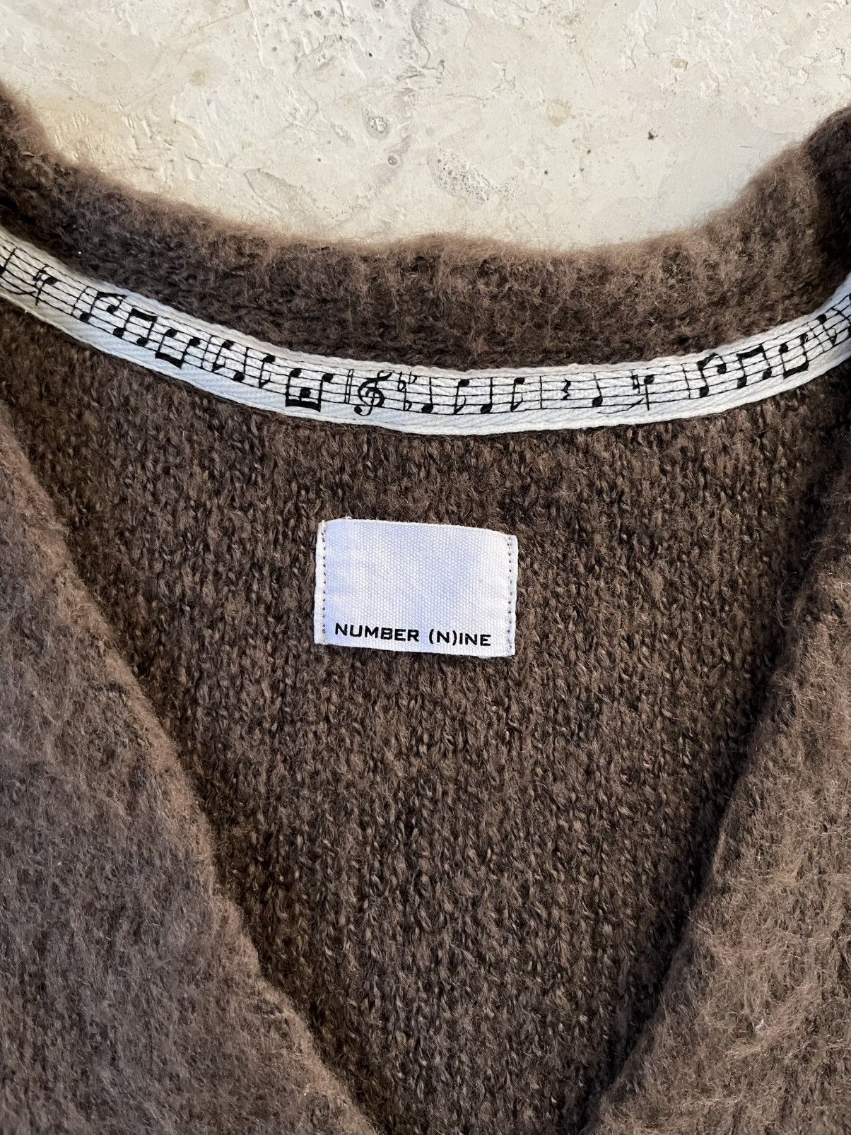 Number (N)ine Number (N)ine Kurt Cobain Mohair Cardigan Size US L / EU 52-54 / 3 - 5 Thumbnail