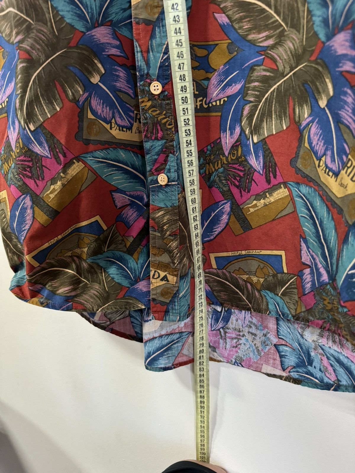 Vintage × Woolrich Woolen Mills Woolrich Vintage 1990s Hotel California Short Sleeve Shirt Size US L / EU 52-54 / 3 - 7 Thumbnail