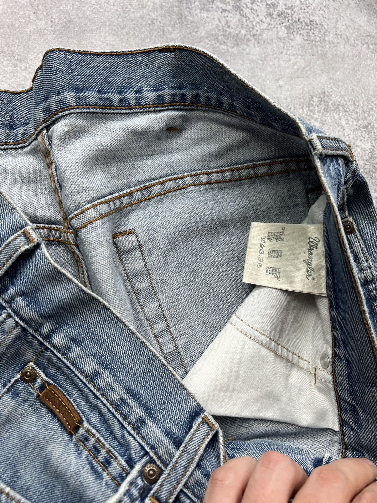 Wrangler Vintage 90s Wrangler Blue Denim Pants Jeans Size US 38 / EU 54 - 9 Thumbnail