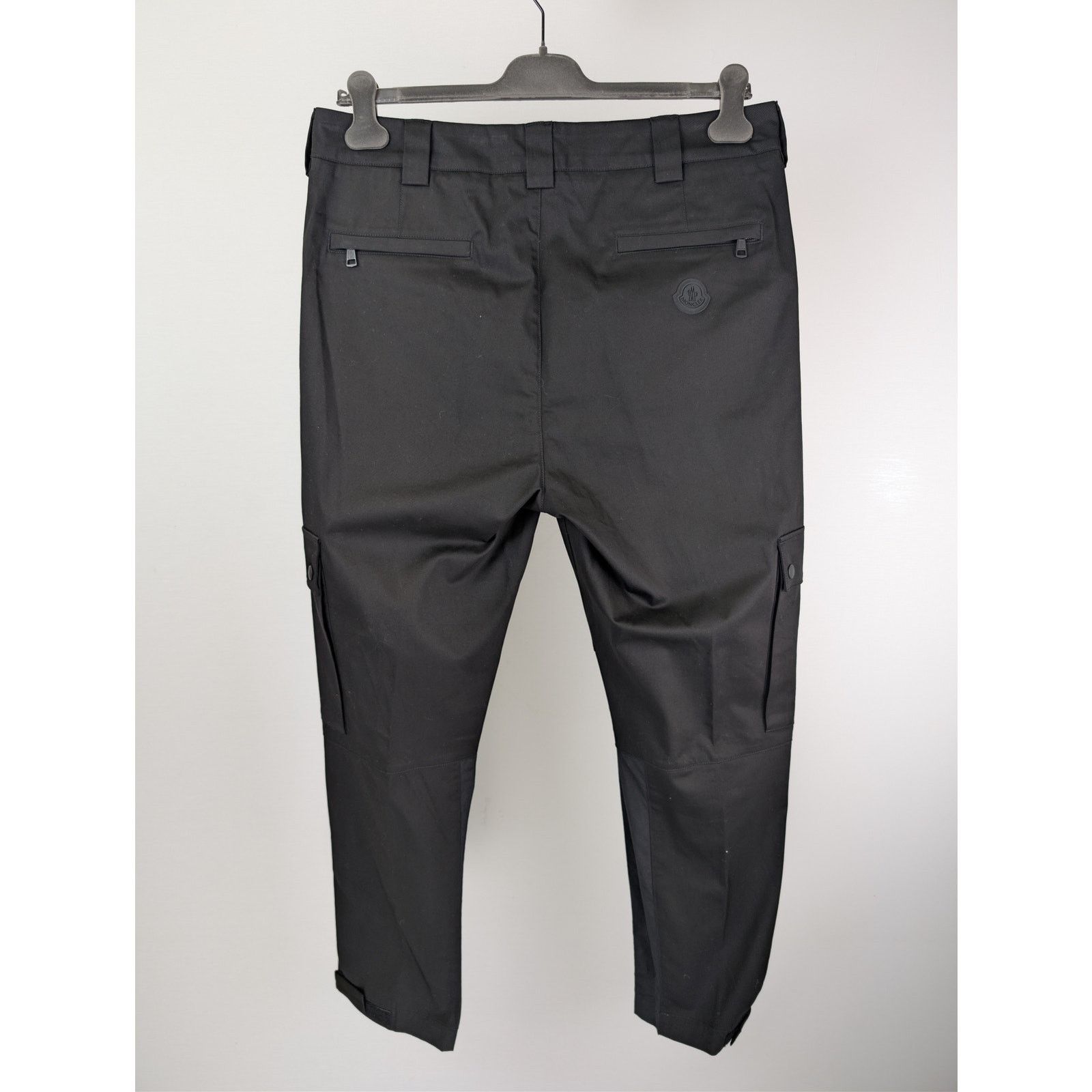 Moncler o1rshd1 Tactical Cargo Pants Trousers Sweatpants in Black Size US 34 / EU 50 - 11 Thumbnail