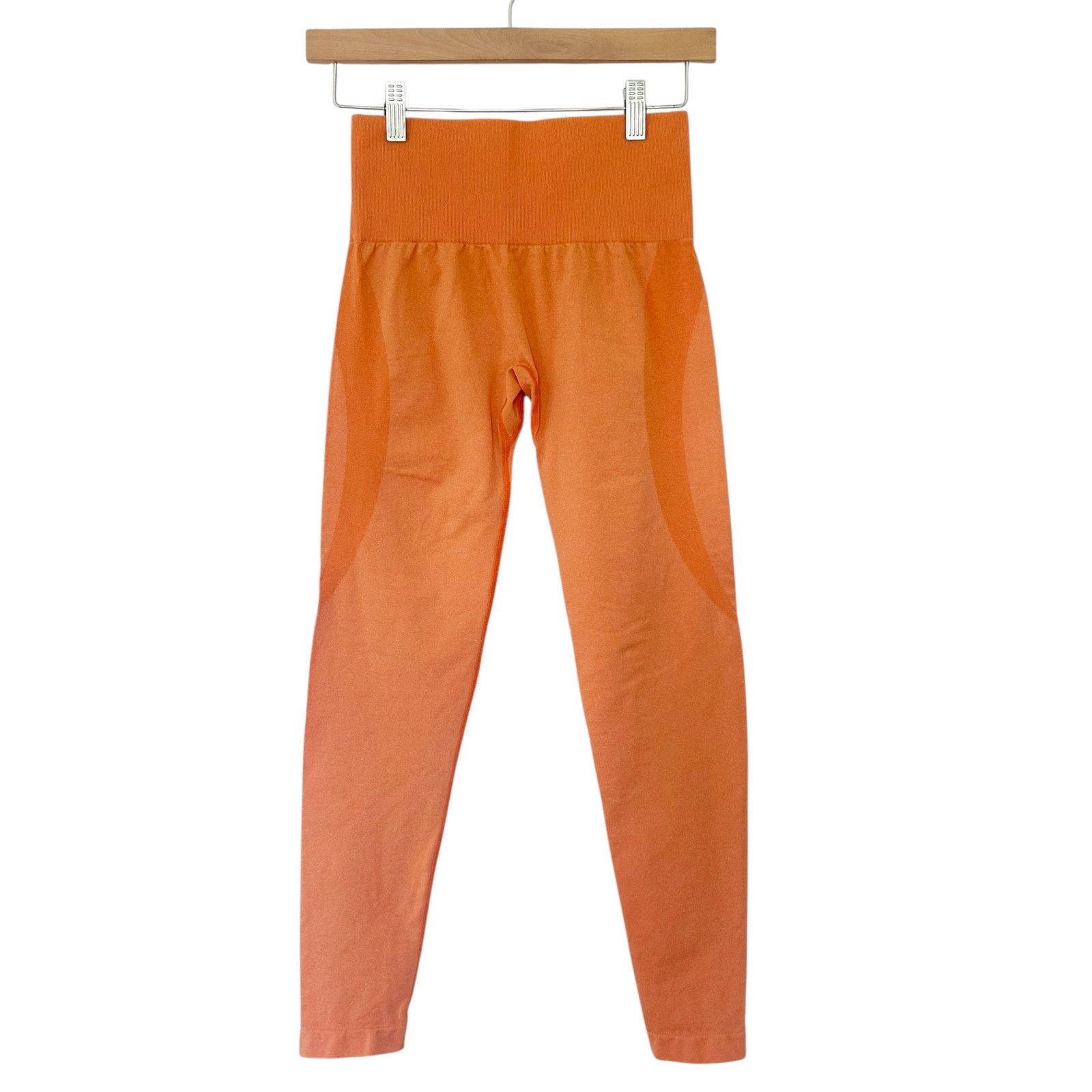 Other NVGTN Orange Seamless Leggings Sz S Size 27" / US 4 / IT 40 - 1 Thumbnail