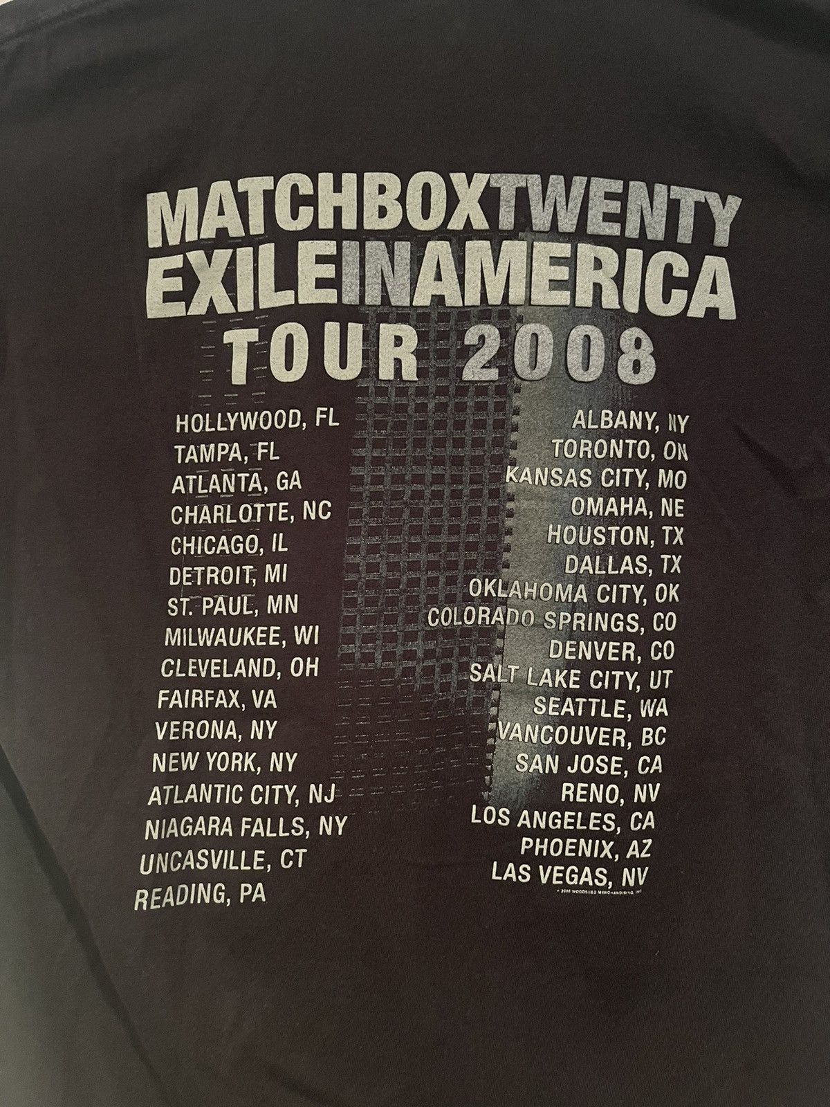 Band Tees 2008 Matchbox Twenty Exile In Mainstream tshirt Size US S / EU 44-46 / 1 - 5 Thumbnail