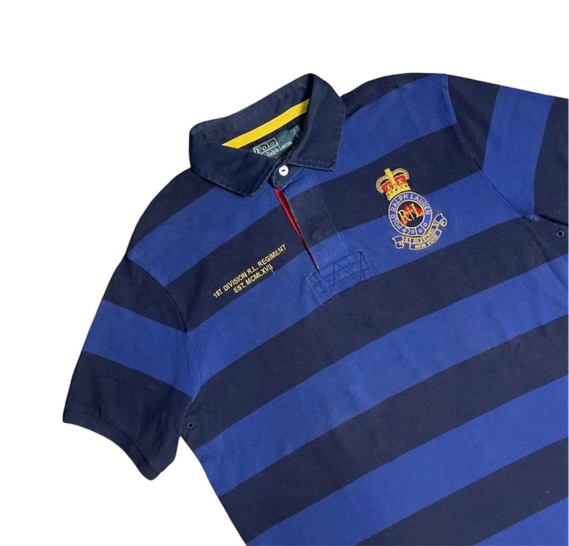 Polo Ralph Lauren × Vintage Polo Ralph Lauren Striped PRLC Polos Size US L / EU 52-54 / 3 - 2 Thumbnail