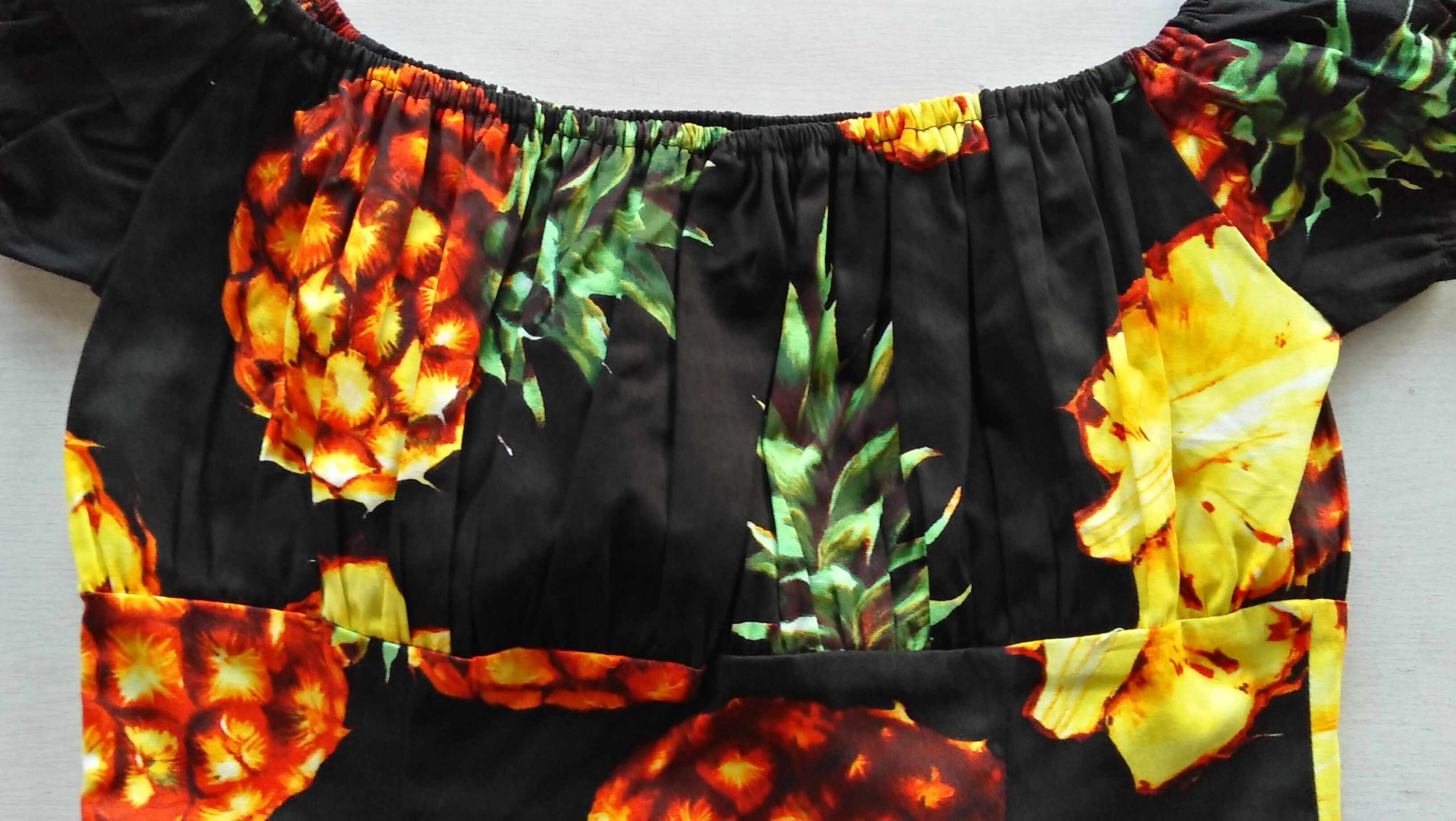 Other Women tops pineapple print off shoulder slim fit Size XL / US 12-14 / IT 48-50 - 5 Thumbnail