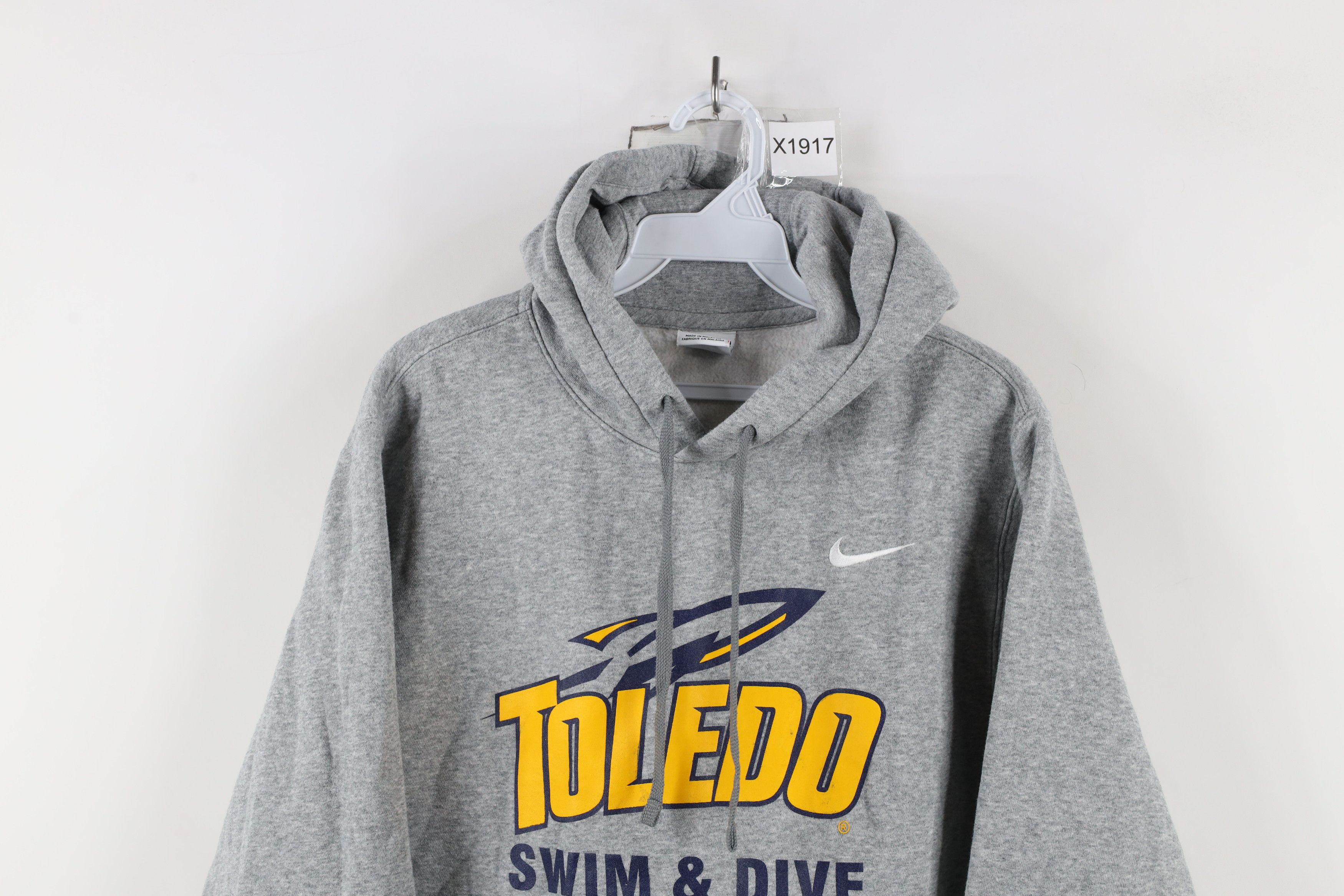 Nike × Vintage Nike University of Toledo Swim & Dive Hoodie Sweatshirt Size US S / EU 44-46 / 1 - 2 Thumbnail