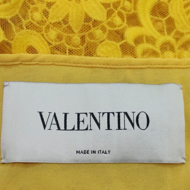 Valentino Valentino Cotton solid crew neck dress Size S / US 4 / IT 40 - 3 Thumbnail