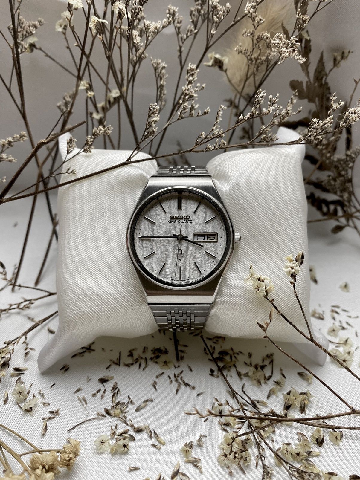 Seiko Seiko King Quartz Wood Dial Size 38 - 1 Thumbnail