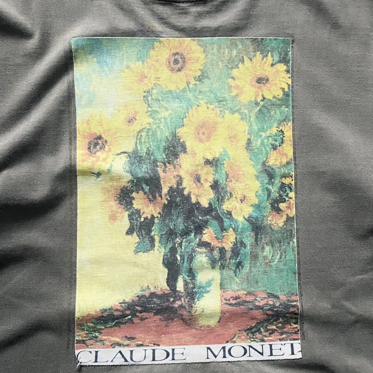 Keith Haring × Vintage Vtg 90s Claude Monet Memorial Art Flower T-shirt Tee Size US M / EU 48-50 / 2 - 3 Thumbnail