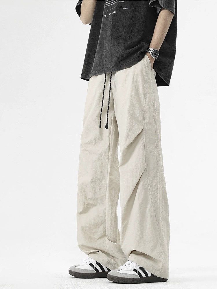Vintage Men's trendy straight loose versatile trousers Size US 32 / EU 48 - 1 Thumbnail