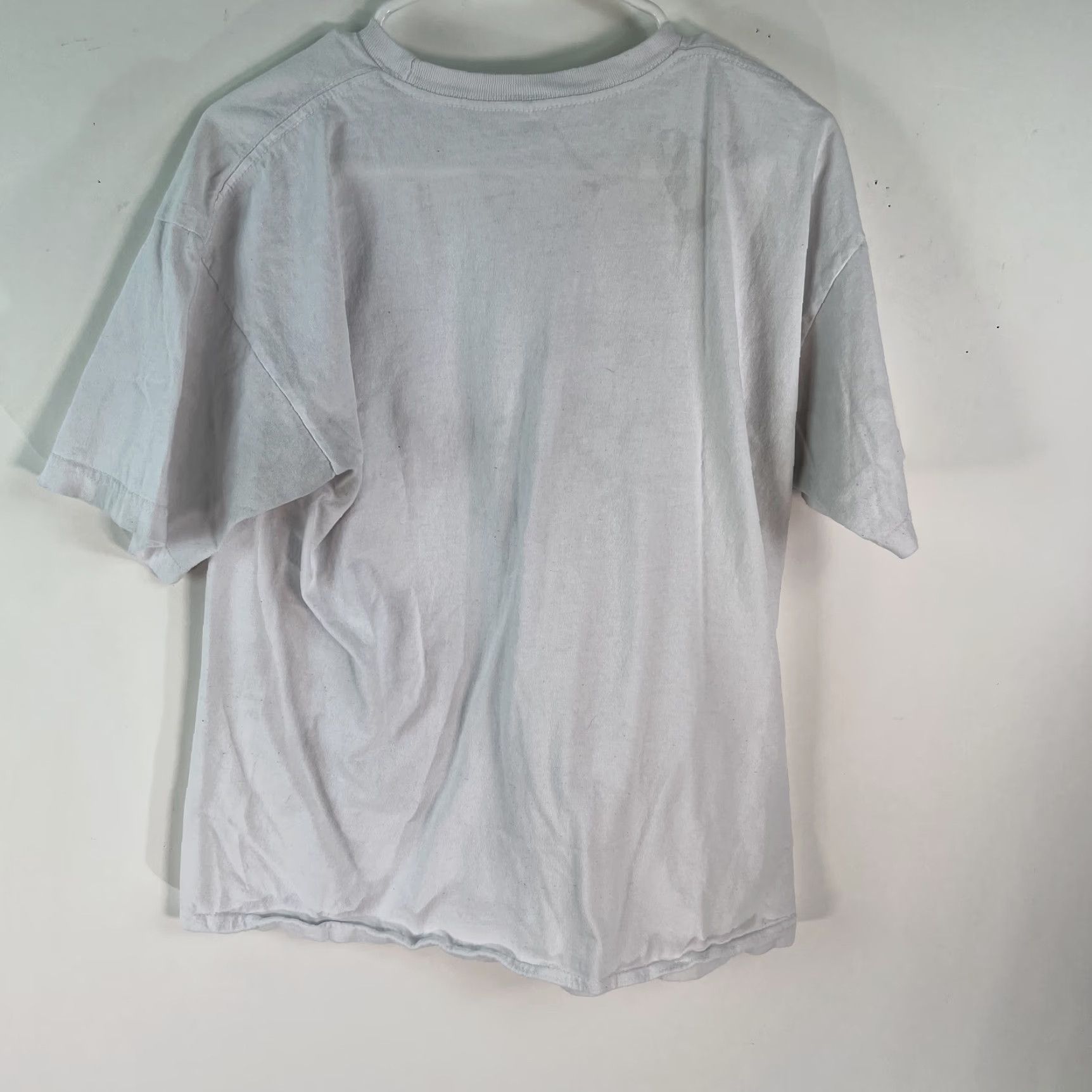 Vintage Men's Graphic Flag Print T-Shirt, White, Short Sleeve, Size L Size US L / EU 52-54 / 3 - 3 Thumbnail