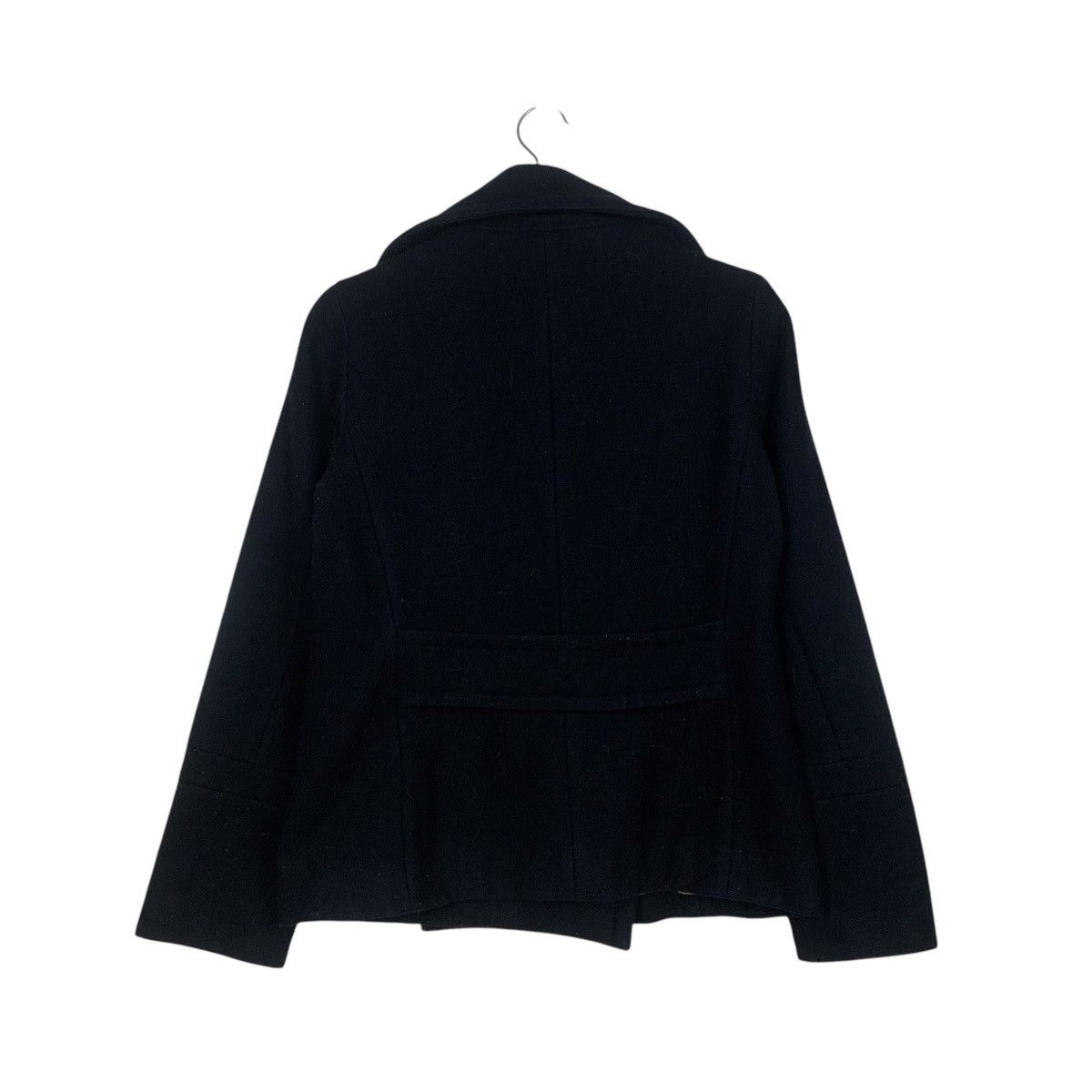 Japanese Brand INED Double Collar Double Breasted Wool Coat #1816-C20 Size S / US 4 / IT 40 - 7 Thumbnail