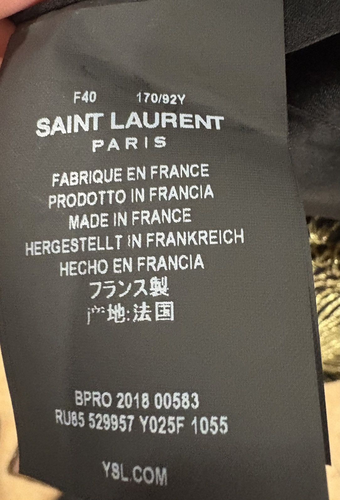 Saint Laurent Paris Saint Laurent “Golden Constellation” mini dress Size M / US 6-8 / IT 42-44 - 9 Thumbnail