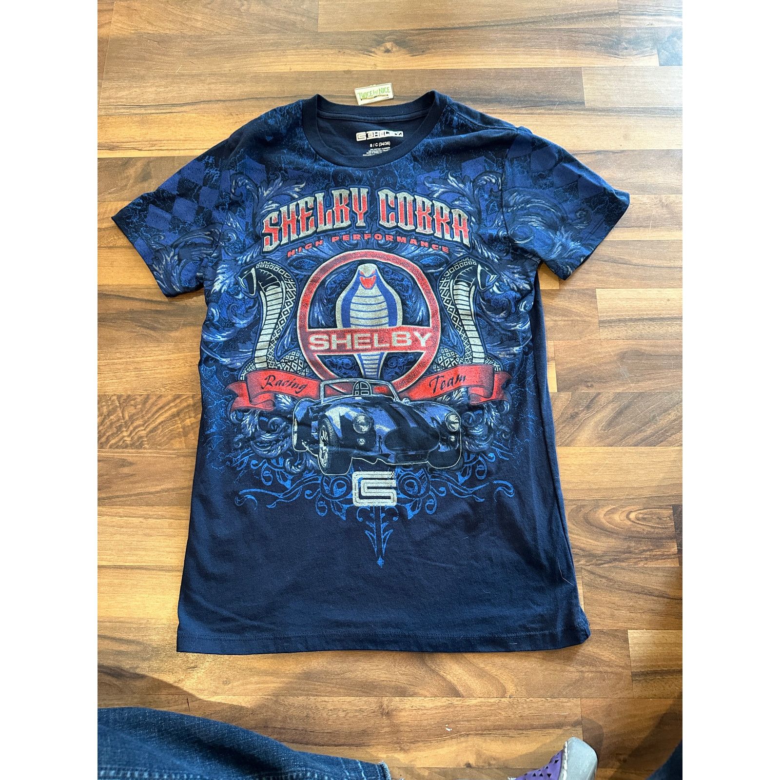 Other Modern Shelby Cobra Full Front Graphic Size Small Size US S / EU 44-46 / 1 - 1 Thumbnail