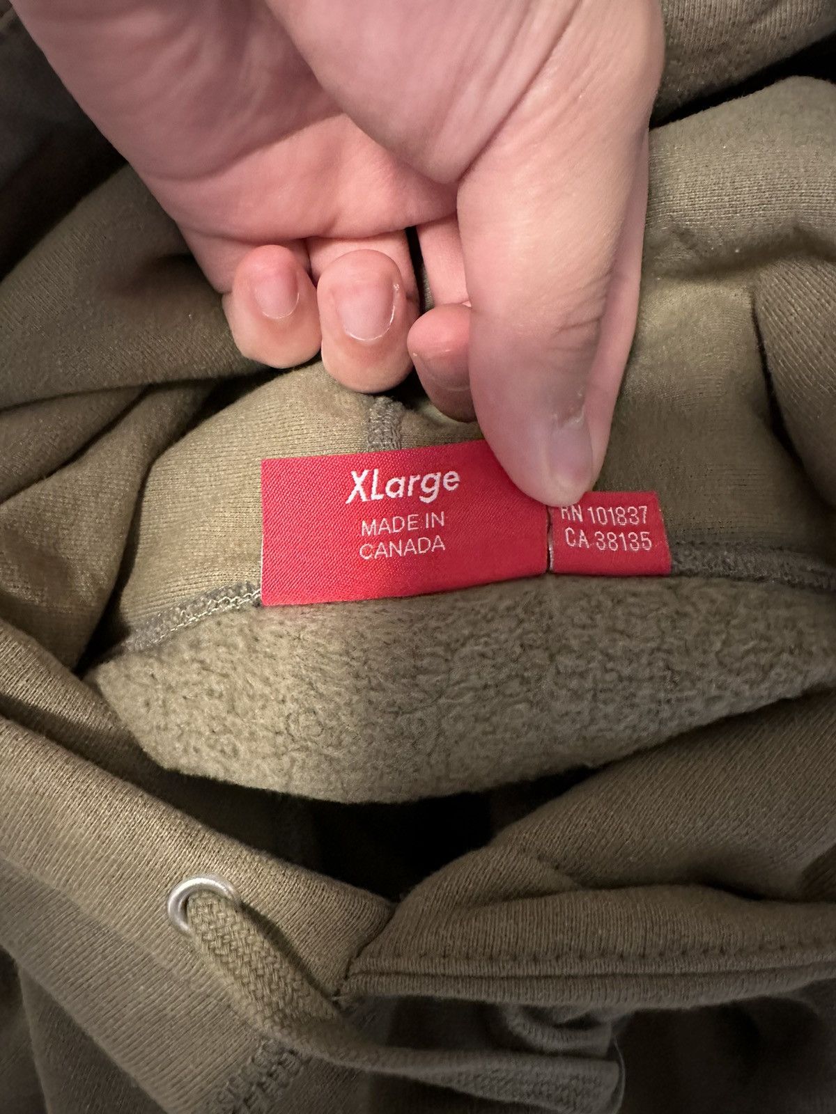 Supreme Supreme Cross Box Logo Hoodie Olive XL Size US XL / EU 56 / 4 - 5 Thumbnail