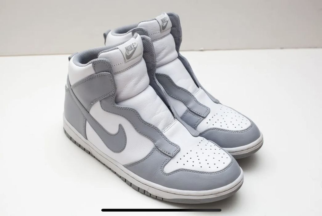 Nike Nikelab Dunk Lux sacai White Grey (Women's) 11.5 Men's 10