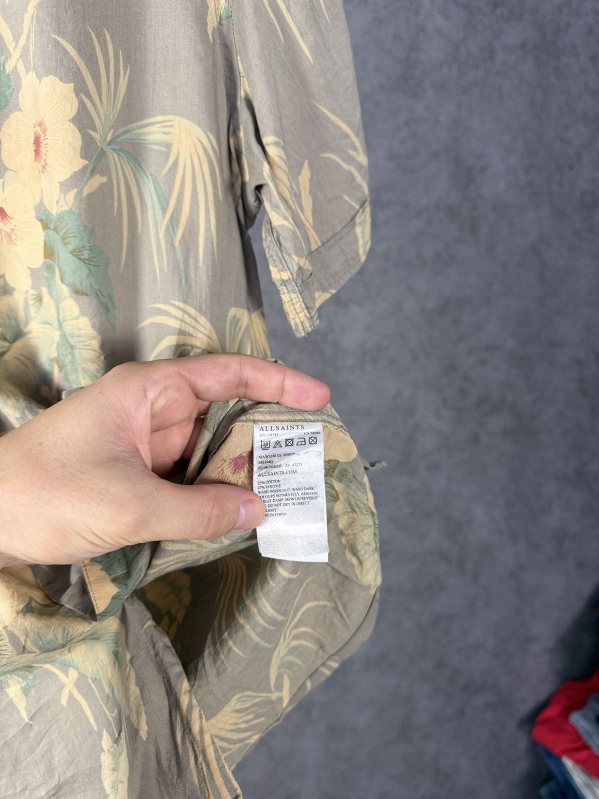 Allsaints Allsaints designer Hawaiian crazy shirt Size US M / EU 48-50 / 2 - 4 Thumbnail