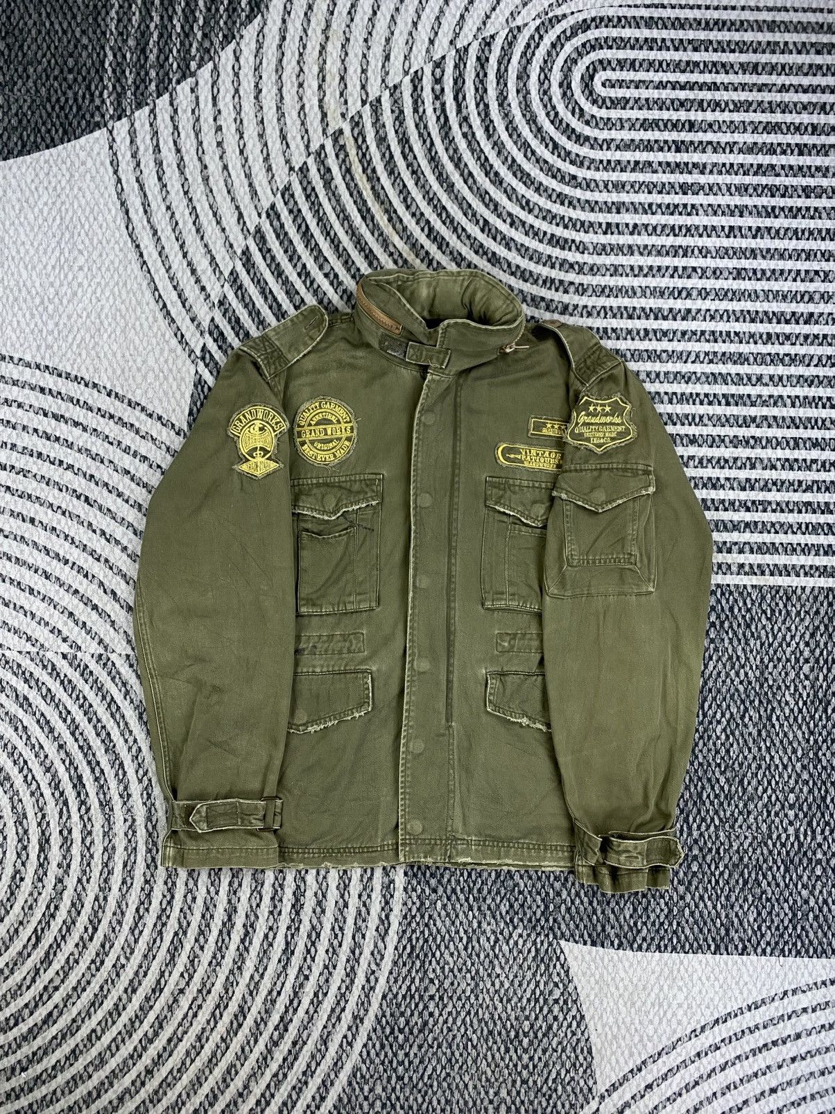 Japanese Brand Vtg Patigues M-65 Military Field Patches Jacket Size US M / EU 48-50 / 2 - 6 Thumbnail