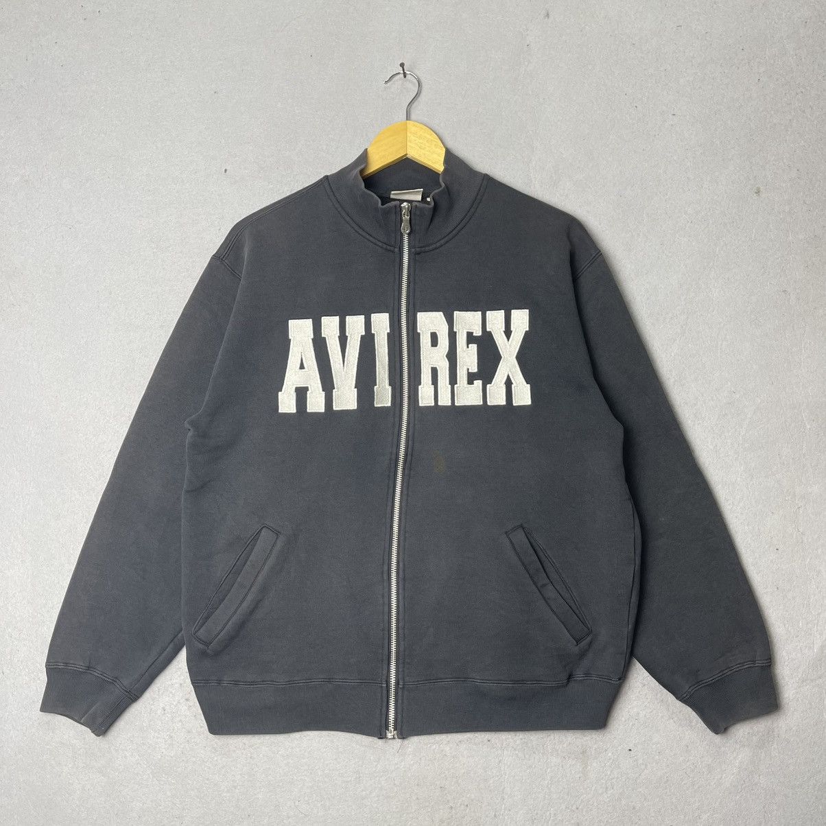 Avirex Vintage Avirex Big Logo Zip Sweatshirt Size US M / EU 48-50 / 2 - 1 Thumbnail