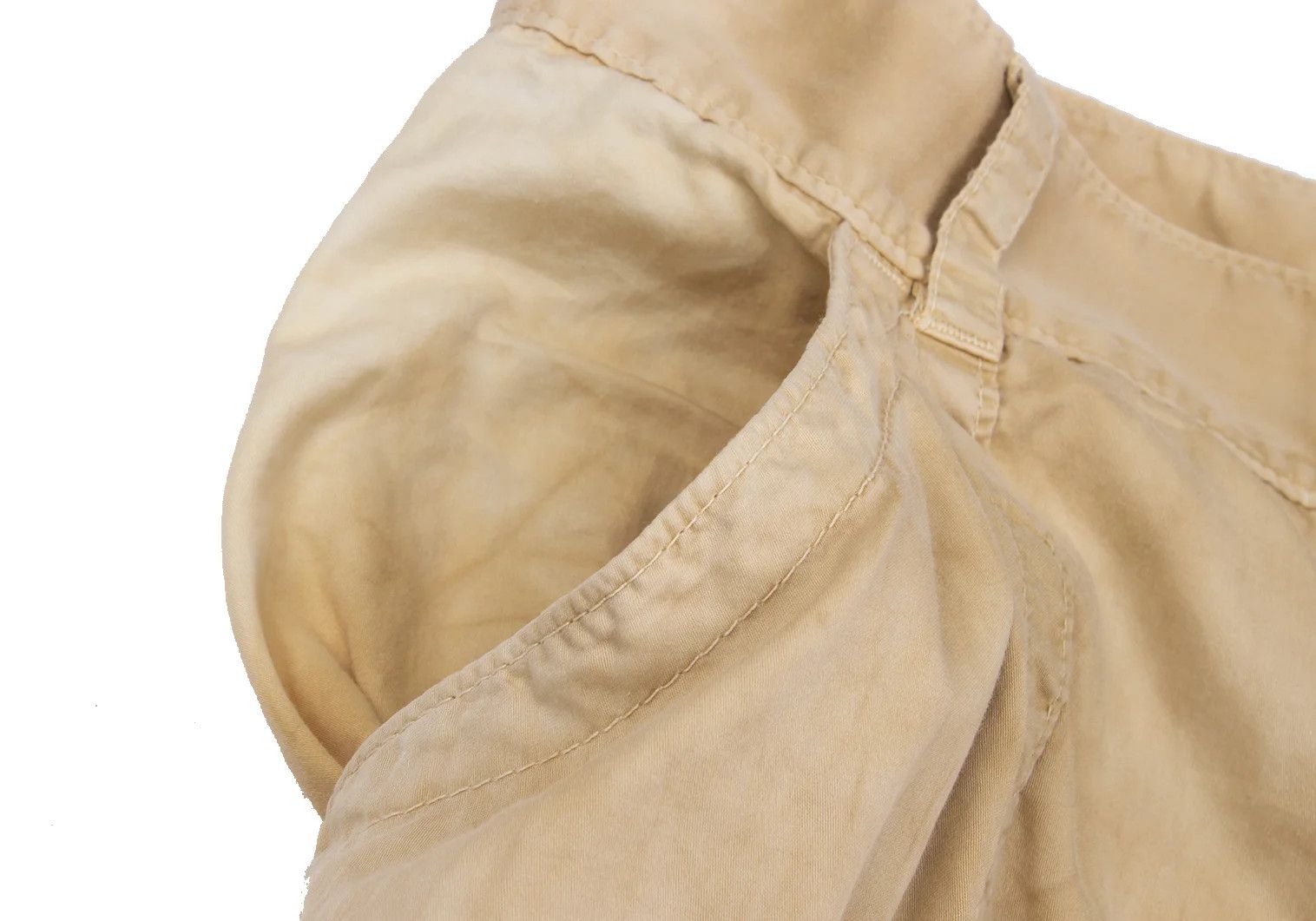 Jean Paul Gaultier Dusty Finish Chinch Back Cotton Pants Beige 48 Size US 32 / EU 48 - 5 Thumbnail