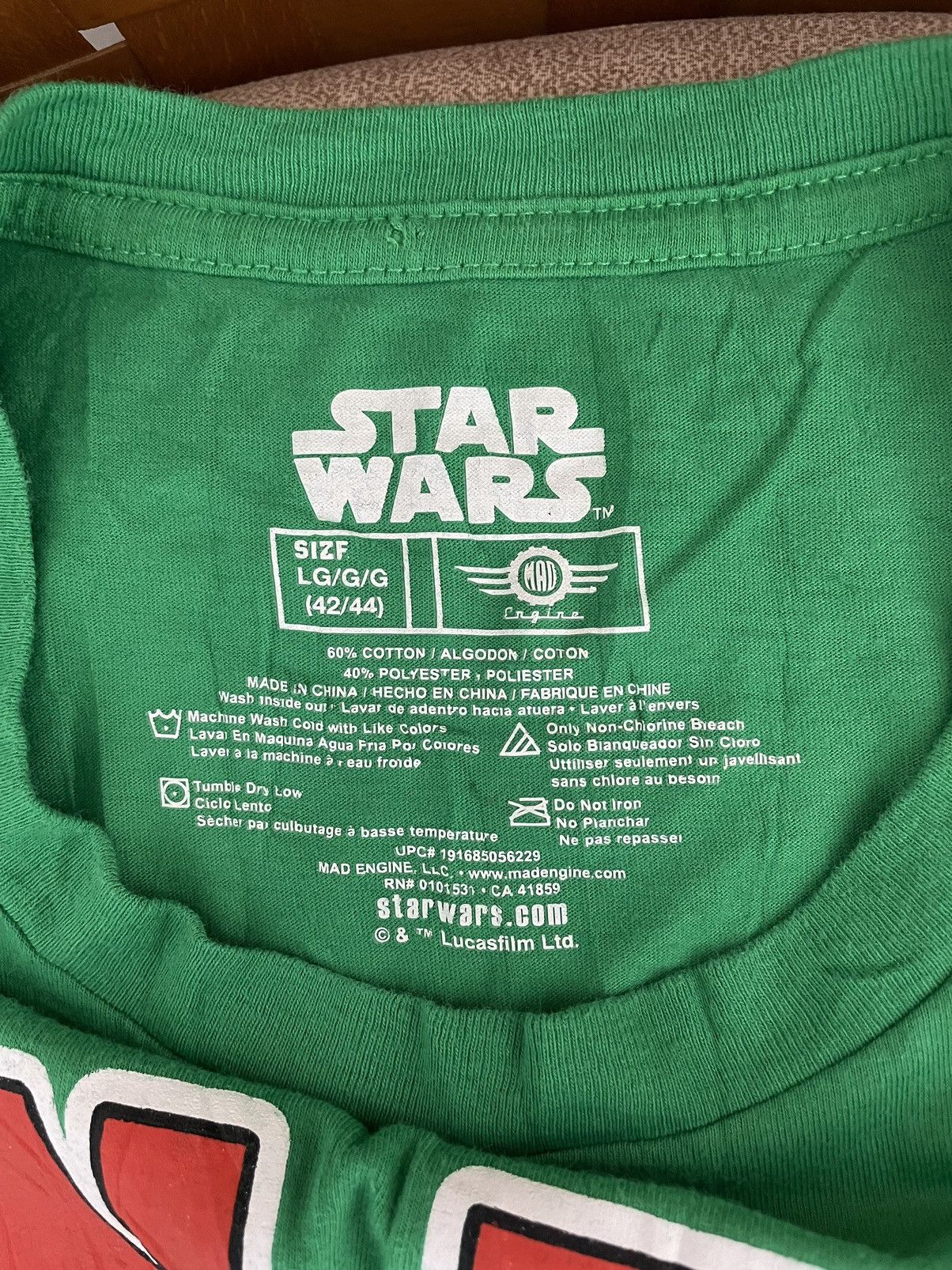 Star Wars YODA CHRISTMAS STAR WARS Size US L / EU 52-54 / 3 - 3 Thumbnail